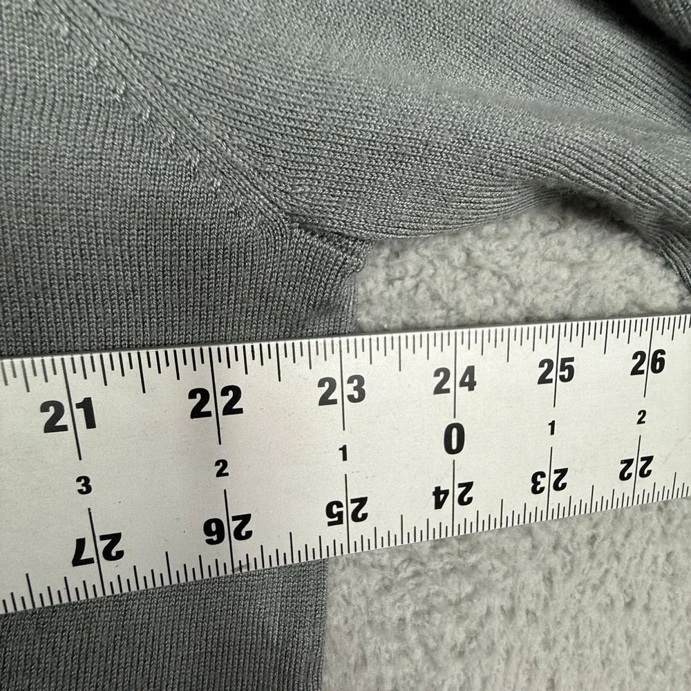 Travis Mathew Mens Gray V Neck Argyle Long‎ Sleeve Sweater Size L